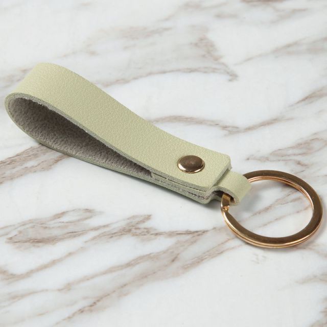 Affluent Leather Keychain