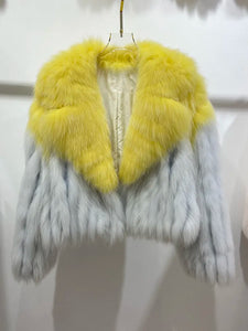Affluent Women Winter Fur Jacket Coat