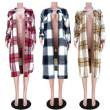 Affluent Checkered Coat