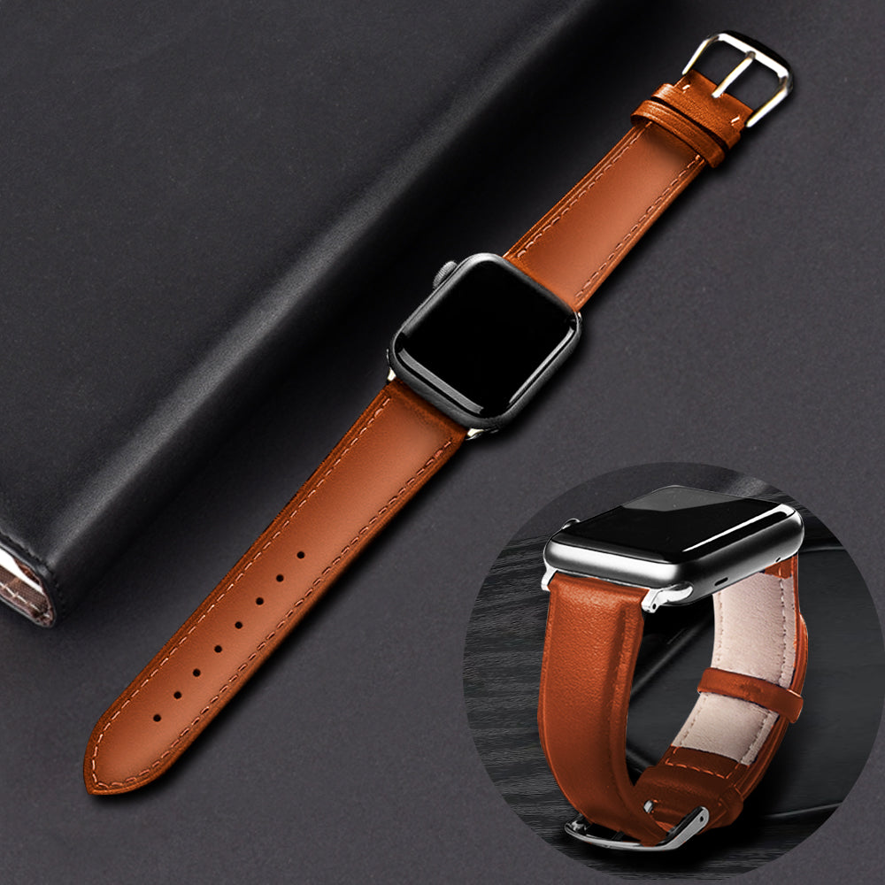 Affluent Genuine Leather Strap For Apple Watches