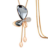 Swarovski Crystal Choker - Fly Butterfly