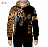 The Affluent Lion - White Tiger Hoodies