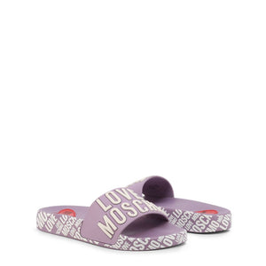 MOSCHINO Pretty Purple Slide Sandals