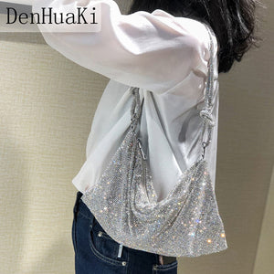 Affluent Rhinestones Clutch Bag