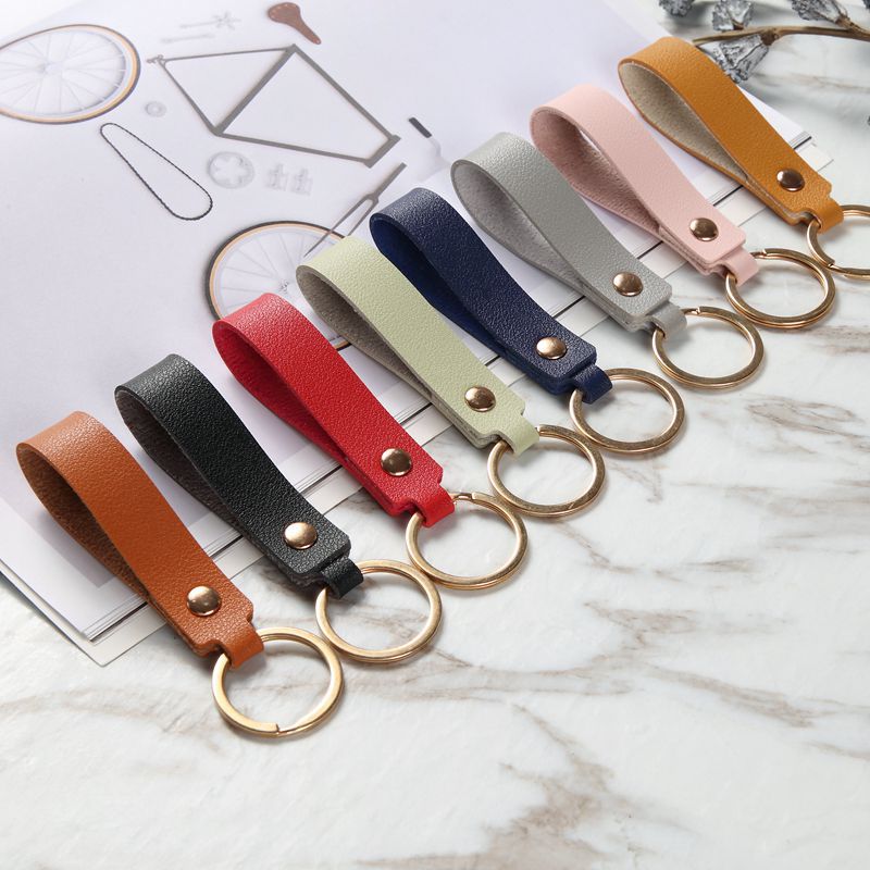 Affluent Leather Keychain