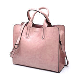 Affluent Store Leather Handbag - Large Size, Trunk Tote