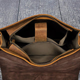 The Affluent Store Genuine Leather Messenger Bag