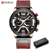 Watch - Leather Bands - Military Style