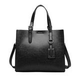 Affluent Store Leather Handbag - Large Size, Trunk Tote