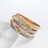 LOVE LOVE LOVE Leather Bracelets - Various colors available