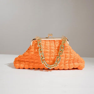 Affluent Ladies Pleated Handbag