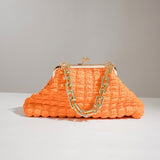 Affluent Ladies Pleated Handbag