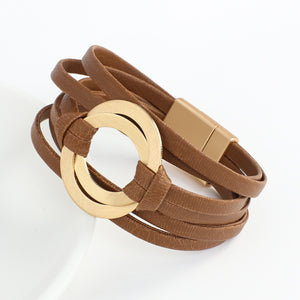 Affluent Store Bohemian Leather Bracelet