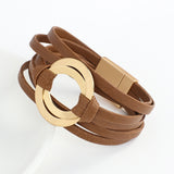 Affluent Store Bohemian Leather Bracelet