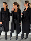 Affluent Business Casual Overcoat for Women