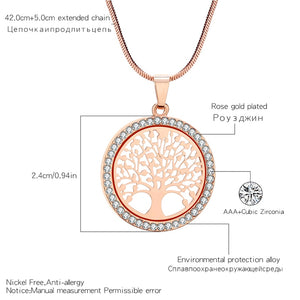 Affluent Tree of Life Necklace