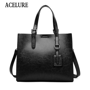 Affluent Store Leather Handbag - Large Size, Trunk Tote