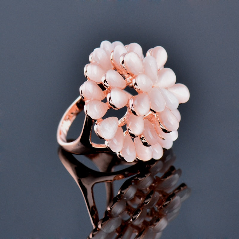 Opulent Flower Ring