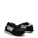 LOVE MOSCHINO Black Suede Sneakers