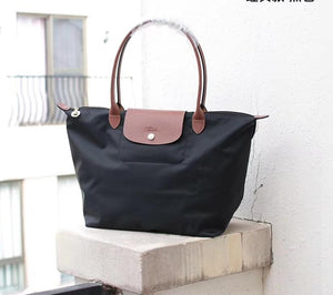 Longchamp Paris Nylon Tote Handbag