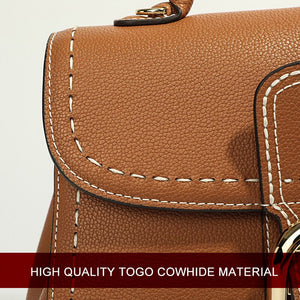 Affluent Togo Cowhide Women Handbag