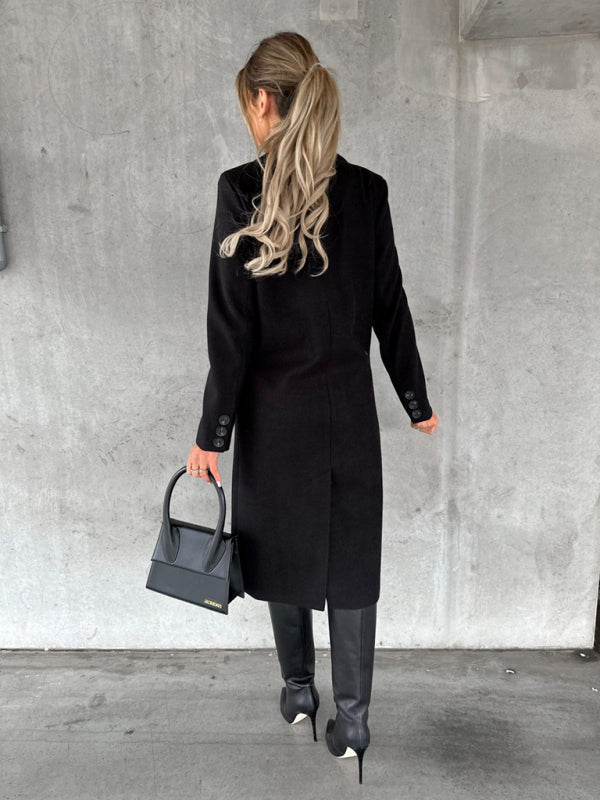 Affluent Business Casual Overcoat for Women