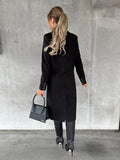 Affluent Business Casual Overcoat for Women