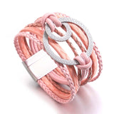 Affluent Store Bohemian Leather Bracelet