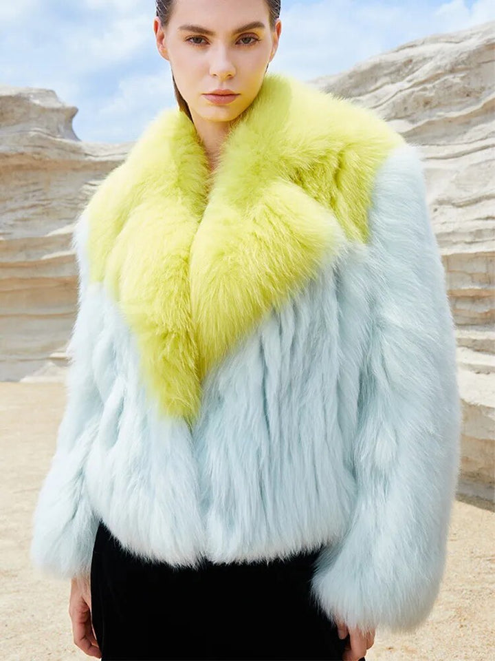 Affluent Women Winter Fur Jacket Coat