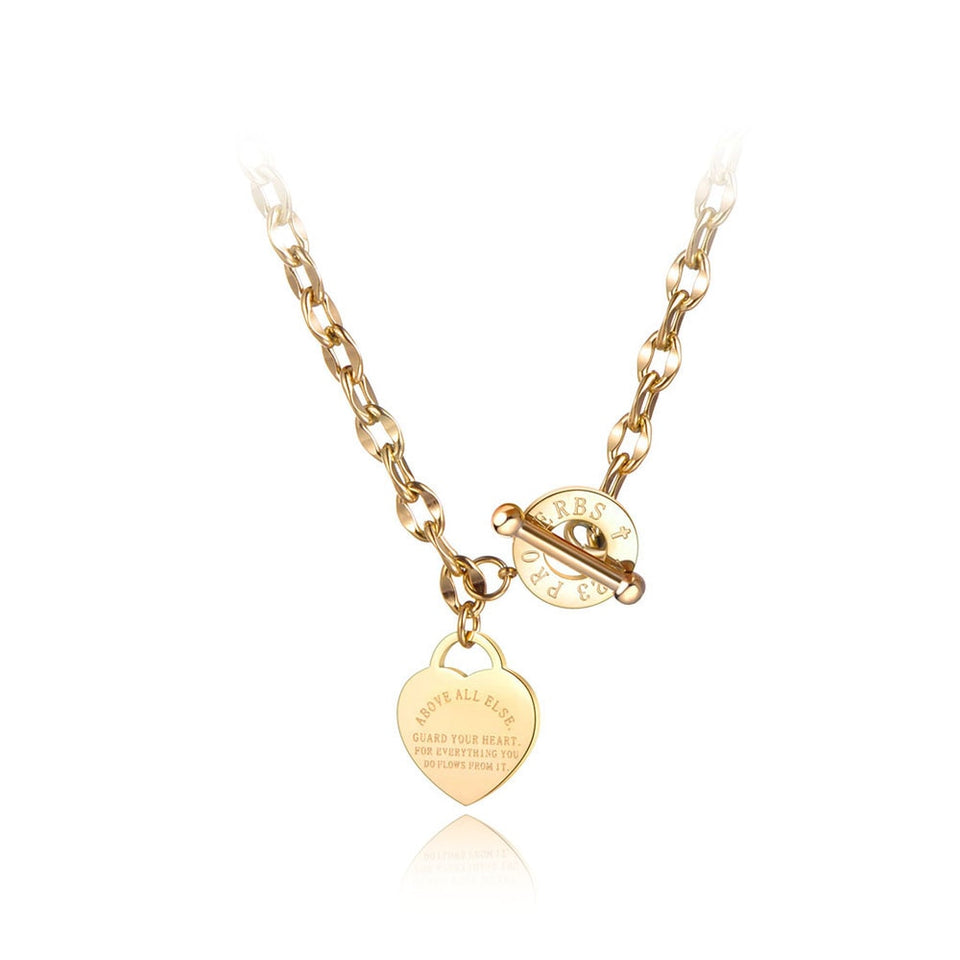 Affluent Necklace - Bible Proverbs 4:23