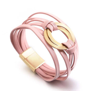 Affluent Store Bohemian Leather Bracelet