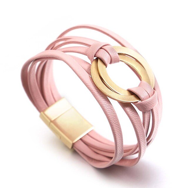 Affluent Store Bohemian Leather Bracelet
