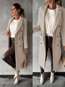 Affluent Business Casual Overcoat for Women