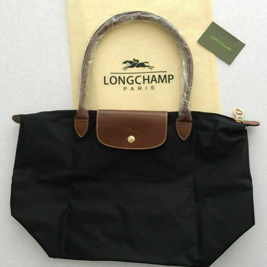 Longchamp Paris Nylon Tote Handbag