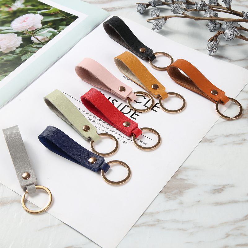 Affluent Leather Keychain