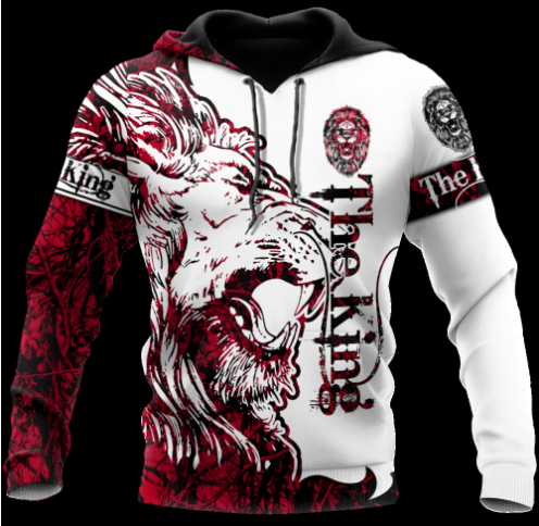 The Affluent Lion - White Tiger Hoodies