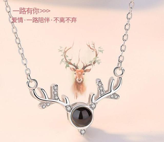 Say "I Love You" in 100 languages - Projection Necklace
