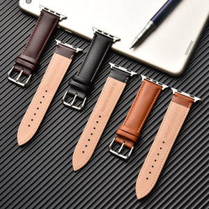 Affluent Genuine Leather Strap For Apple Watches