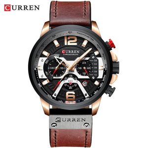 Watch - Leather Bands - Military Style