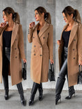 Affluent Business Casual Overcoat for Women