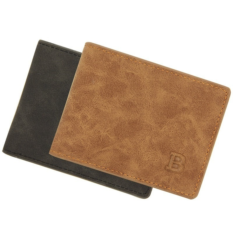 Affluent Men's Wallets With Coin Bag